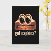 Carte Beurre D'Arachide Et Jelly Ont Eu Des Serviettes ? (Fleur jaune)