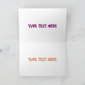 Carte Beurre d'arachide mignonne et caricature sandwich  (Intérieur)