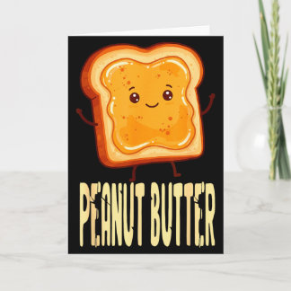 Carte Beurre de cacahuète et gelée amis couple assortis