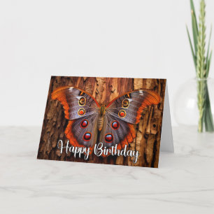 Carte Beurre de repos élégant Art Joyeux anniversaire