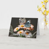 Carte Beurre de repos vibrant Joyeux anniversaire (Fleur jaune)