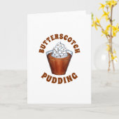 Carte Beurre-écossais Pudding Crème à hanches Alimentati (Fleur jaune)