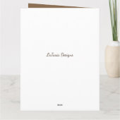 Carte Beurre floral rose du jardin 1er anniversaire de l (Dos)