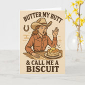 Carte Beurre mon cul (Fleur jaune)