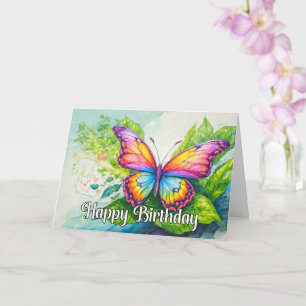Carte Beurre printanier animé Joyeux anniversaire
