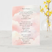 Carte Beyond Compare Poem (written by me) (Fleur jaune)