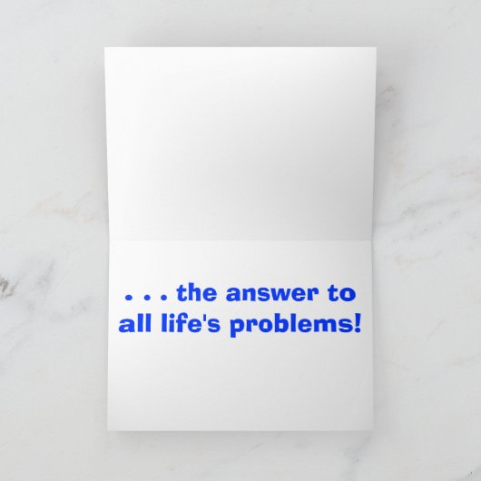 CARTE BFF . (Intérieur)