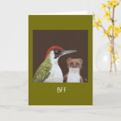 Carte BFF Alistair et Mooney (Fleur jaune)