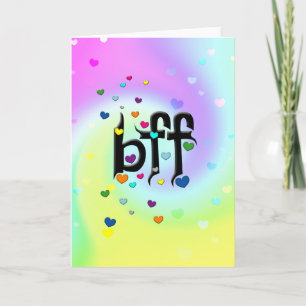 Carte bff ~ coeurs