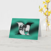 Carte bff ~ tourterelles (Fleur jaune)