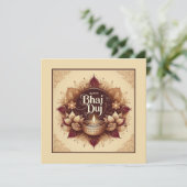 Carte Bhai Duj (Debout devant)