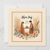 Carte Bhai Duj (Devant)