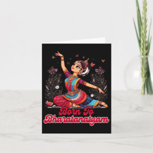 Carte Bharatanatyam Danseur Indien Né À Bharat
