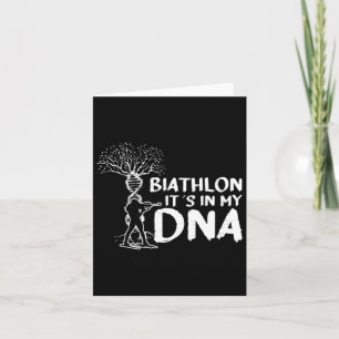 Carte Biathlon C'est dans ma motivation pour un biathlèt