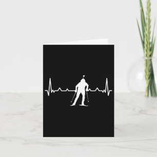 Carte Biathlon Rythme cardiaque Ski de fond Sports d'hiv