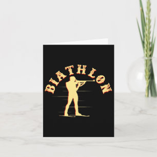 Carte Biathlon Sport d'hiver 1