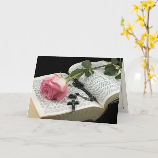 Carte Bible (Fleur jaune)