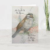 Carte Bible du Bruant à regarder Bénédiction de l'aquare (Devant)