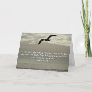 Carte Bible Verse Christian Encouragement Card