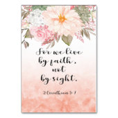 Carte Bible Verse Corinthiens (Dos)