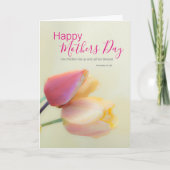 Carte Bible Versets Religieux pour la Fête des Mères  (Devant)