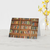 Carte Bibliothèque de fond (Fleur jaune)