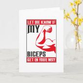 Carte biceps (Fleur jaune)