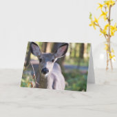 Carte Biche à queue noire de Colombie | État de Washingt (Fleur jaune)