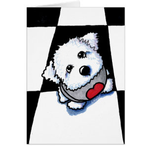 Carte Bichon Baby Note Card