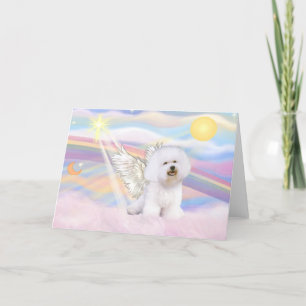 Carte Bichon Frise Ange