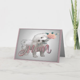 Carte Bichon Mother Day