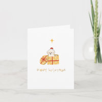 Carte Bichon Xmas
