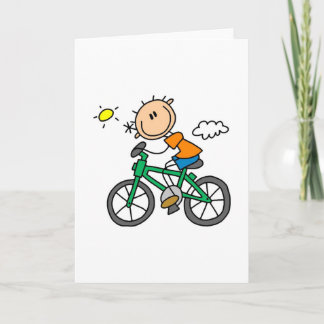 Carte Bicyclette à cheval Stick