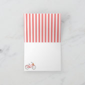 Carte Bicyclette rouge (Intérieur)