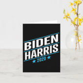 Carte Biden 2020 Et Kamala Harris Sur Le Seul Billet 2 (Fleur jaune)