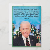 Carte Biden de Noël (Devant)