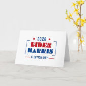 Carte Biden Harris 2020 (Fleur jaune)