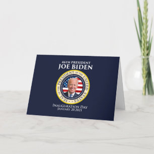 Carte Biden Inauguration day 2021 Folded Greeting Card