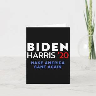 Carte Biden Kamala Harris Parti libéral-démocrate 2020