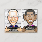 CARTE BIDEN OBAMA BIZ RETOUR CARTE (Dos)