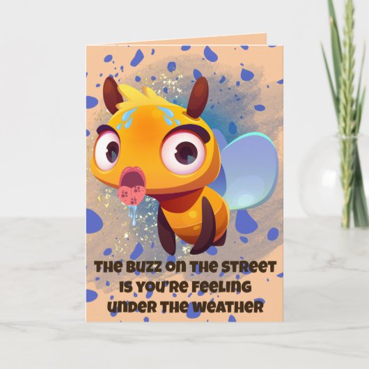 Carte Bien Abeille Bientôt Se Bien (Devant)