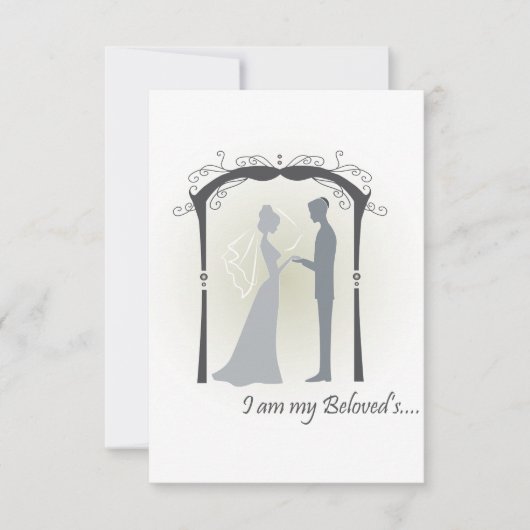 Carte Bien-aimé (Devant)