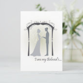 Carte Bien-aimé (Debout devant)