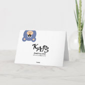 Carte Bien Teddy Bear (Dos)