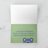 Carte Bien Teddy Bear (Intérieur)