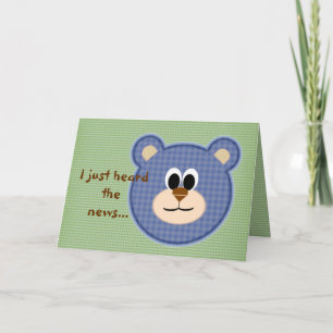 Carte Bien Teddy Bear