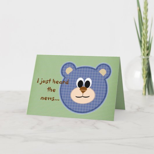 Carte Bien Teddy Bear (Devant)