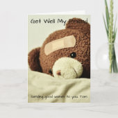 Carte Bien Teddy Bear (Devant)