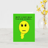 Carte Bien tirer #3 (Fleur jaune)