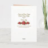 Carte Bienheureuse Vierge Marie Bébé Jésus Fleurs Se Por (Dos)